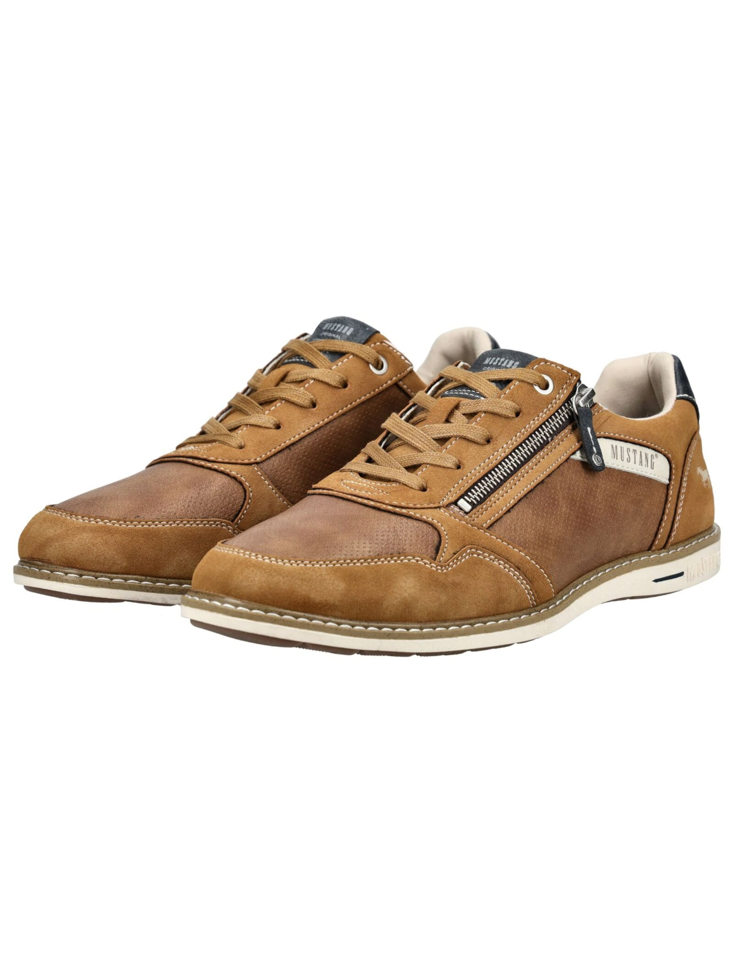 MUSTANG Sneakers laag in Bruin