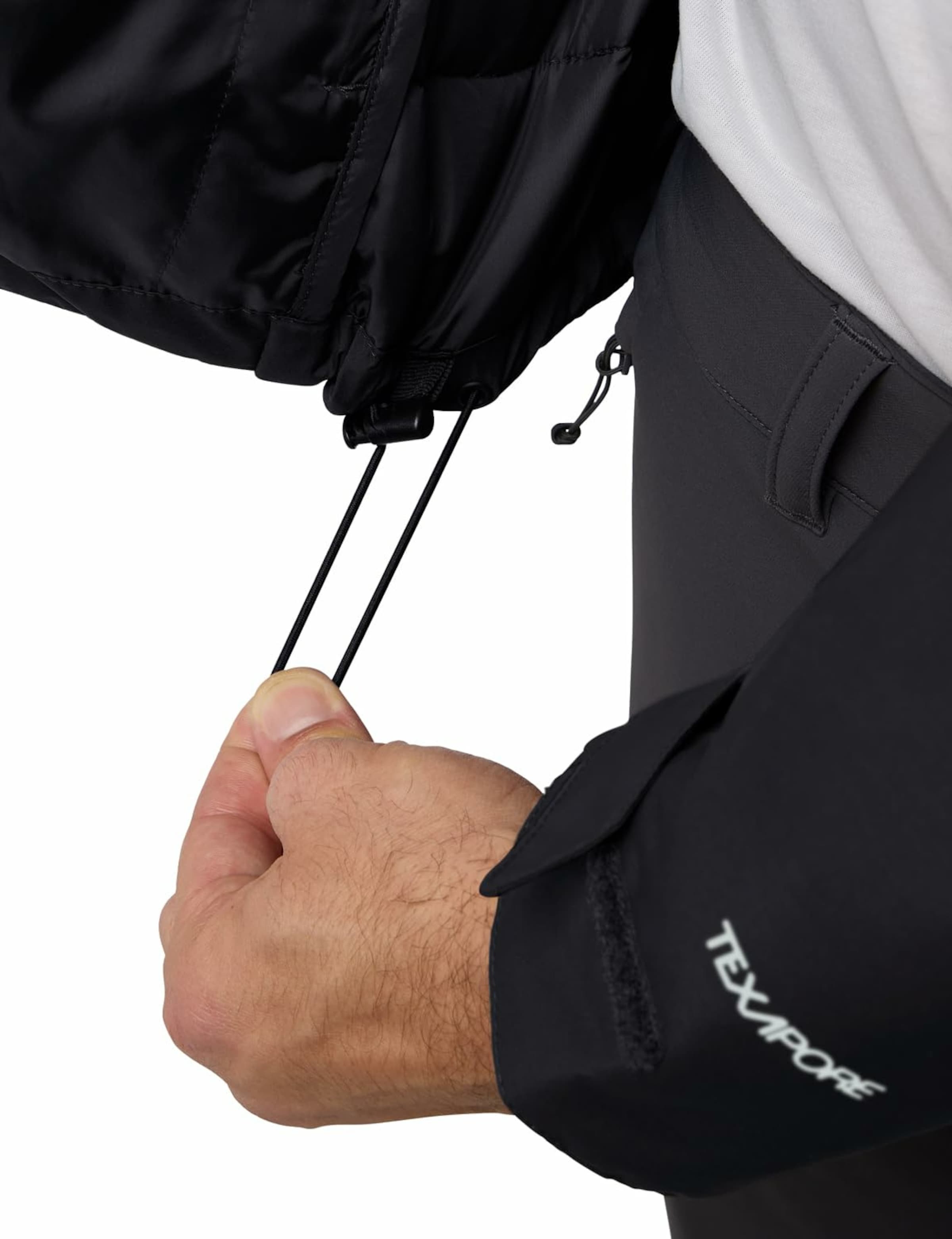 JACK WOLFSKINOutdoor jakna 'Jasper' - crna boja