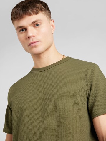 T-Shirt 'Sander' SELECTED en vert