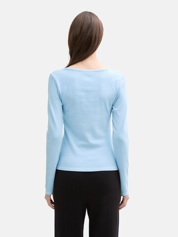 TOM TAILOR DENIM Gebreid vest in Blauw
