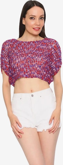 Süel knitwear Sticktop 'Summer 3D' i S-L i lilla, Produktvisning