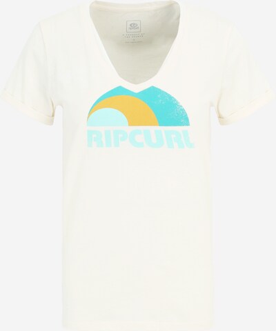 RIP CURL T-Shirt 'SURF REVIVAL' in türkis / hellblau / goldgelb / weiß, Produktansicht