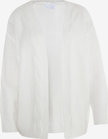 Cardigan 'Vanne' usha WHITE LABEL en blanc : devant