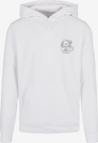 F4NT4STIC Sweatshirt in Wit: voorkant