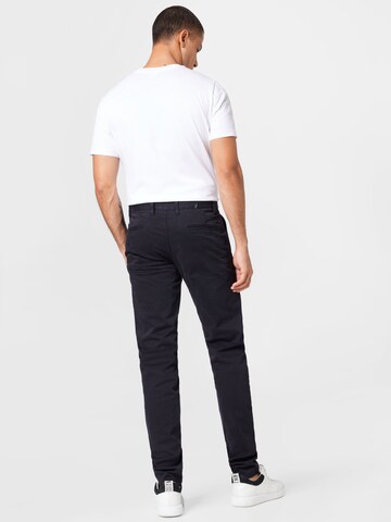 Slimfit Pantaloni chino 'Taber' di BOSS Orange in nero