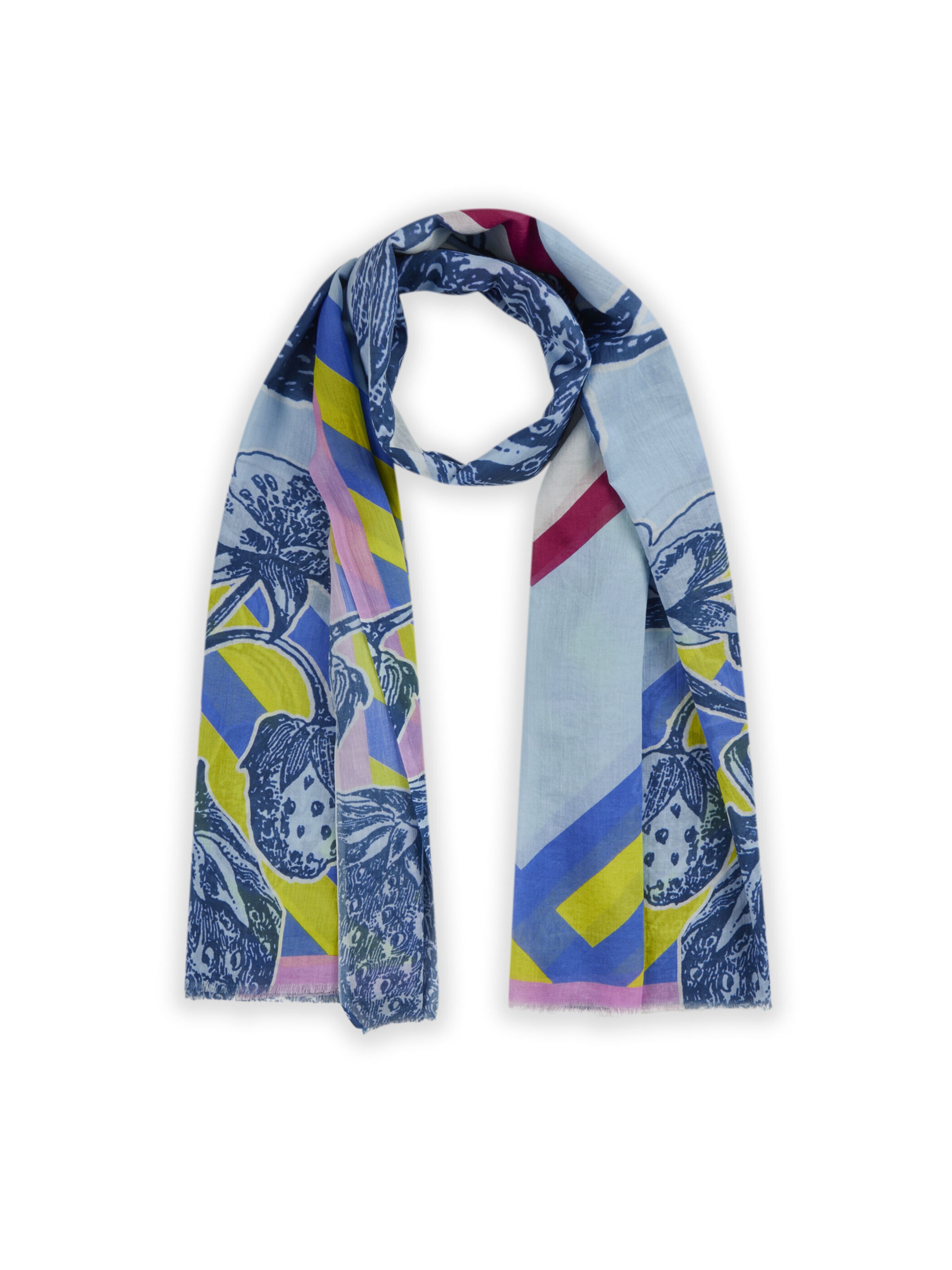 Écharpe CODELLO en bleu