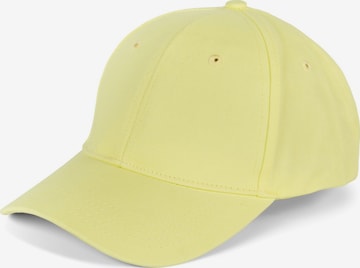 styleBREAKER Cap 'Baseball Cap Einfarbig' in Gelb: Vorderseite