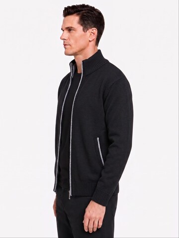 ALLTHEMEN Knit Cardigan in Black