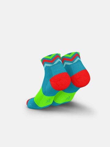 INCYLENCE Athletic Socks 'WAVES SHORT' in Blue