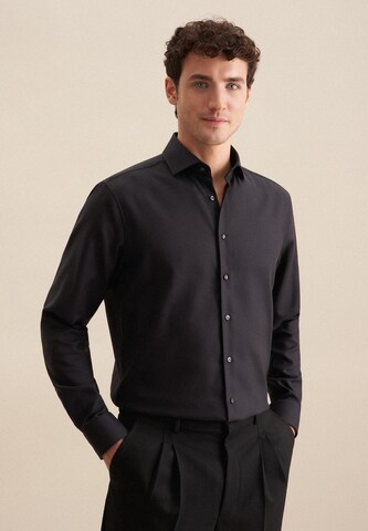 Coupe regular Chemise business 'Smart Classics' SEIDENSTICKER en gris