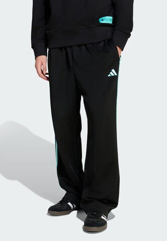 Loosefit Pantaloni sportivi 'Mercedes - Amg Petronas Formula One Team Las Vegas' di ADIDAS PERFORMANCE in nero: frontale
