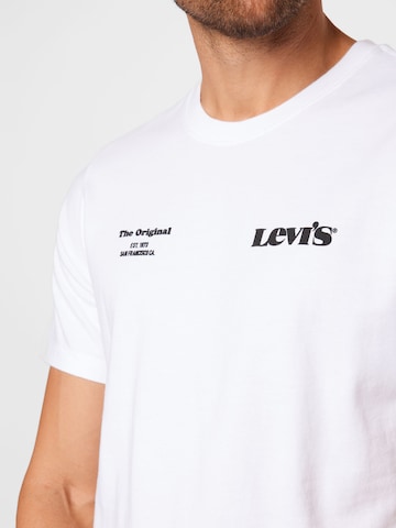 LEVI'S ® - Camisa 'Relaxed Fit Tee' em branco