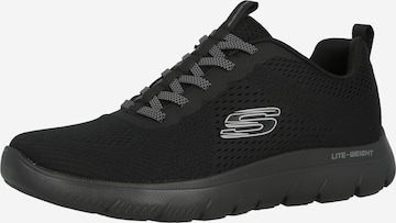 SKECHERS Ниски маратонки 'SUMMITS ECKLER' в черно: отпред