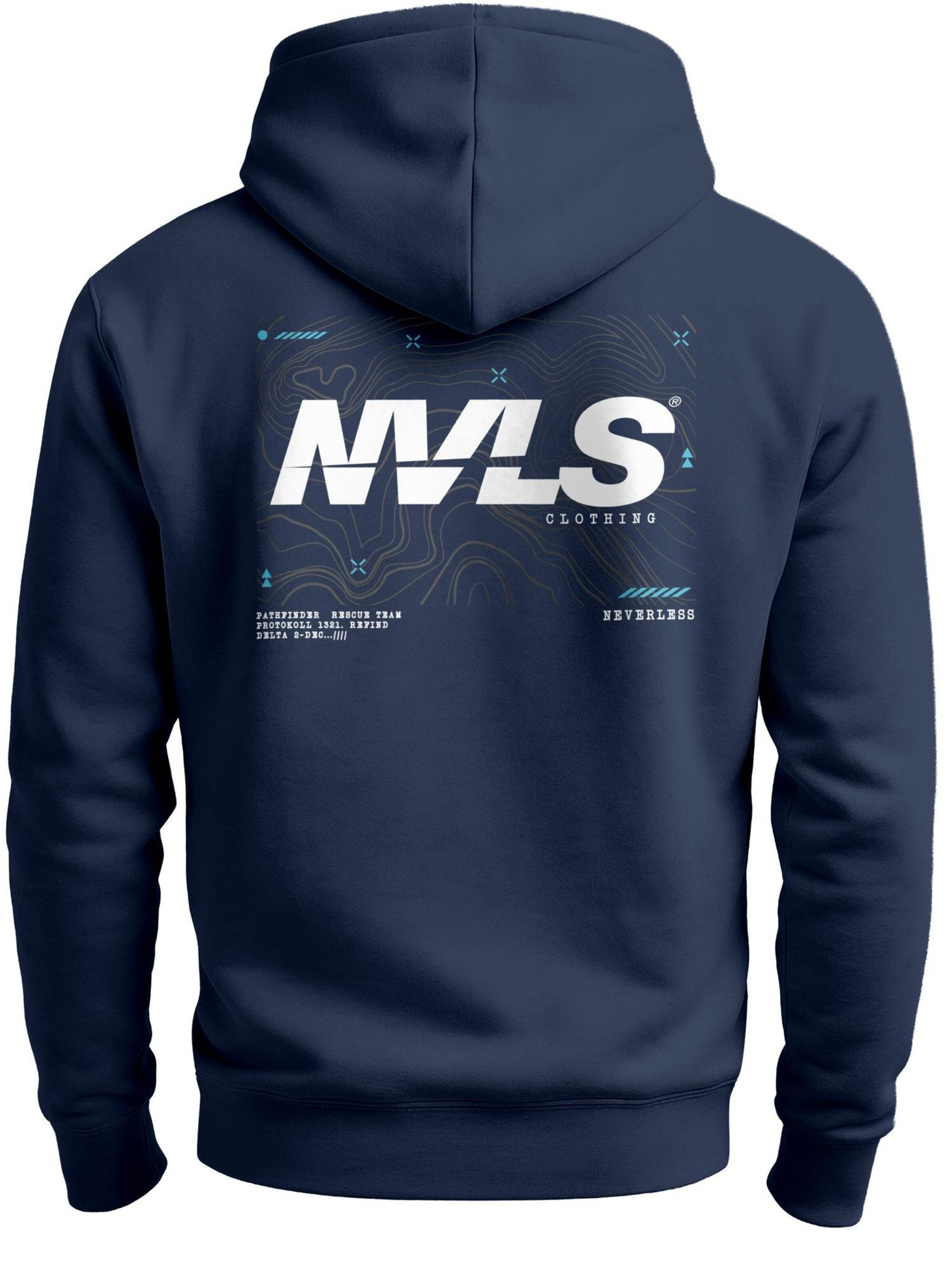 Neverless Sweatshirt 'Explorer' in Blue
