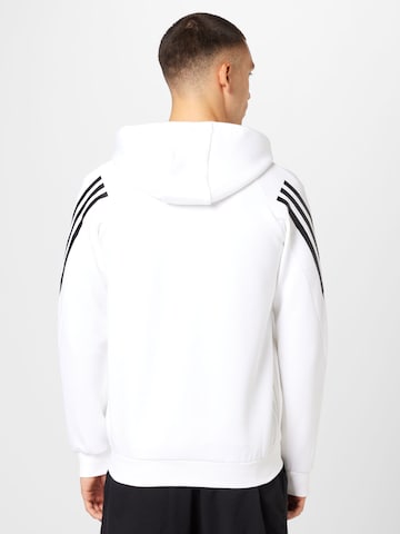 ADIDAS SPORTSWEAR Sports sweat jacket 'Future Icons 3-Stripes ' in White