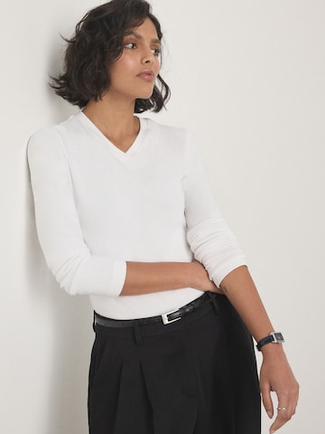 T-shirt Next en blanc : devant
