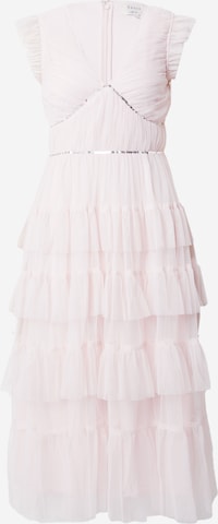 Maya Deluxe Cocktail Dress in Pink: front