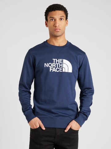 Bluză de molton de la THE NORTH FACE pe albastru: față