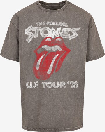 F4NT4STIC T-Shirt 'The Rolling Stones US Tour '78' in Grau: predná strana