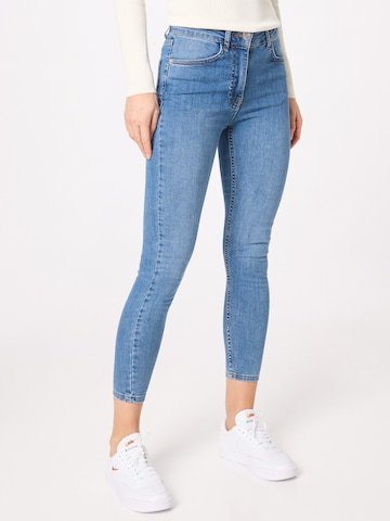 Skinny Jeans de la Oasis pe albastru: față