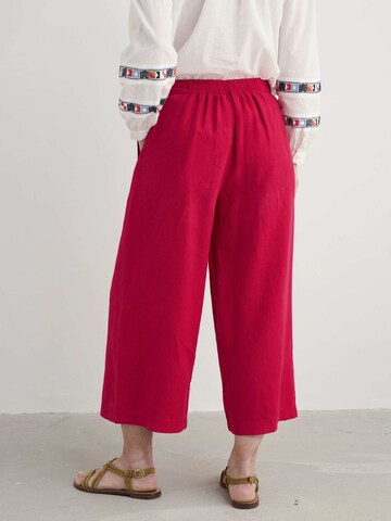Seasalt Cornwall Wide Leg Bukser 'Merrivale' i rød