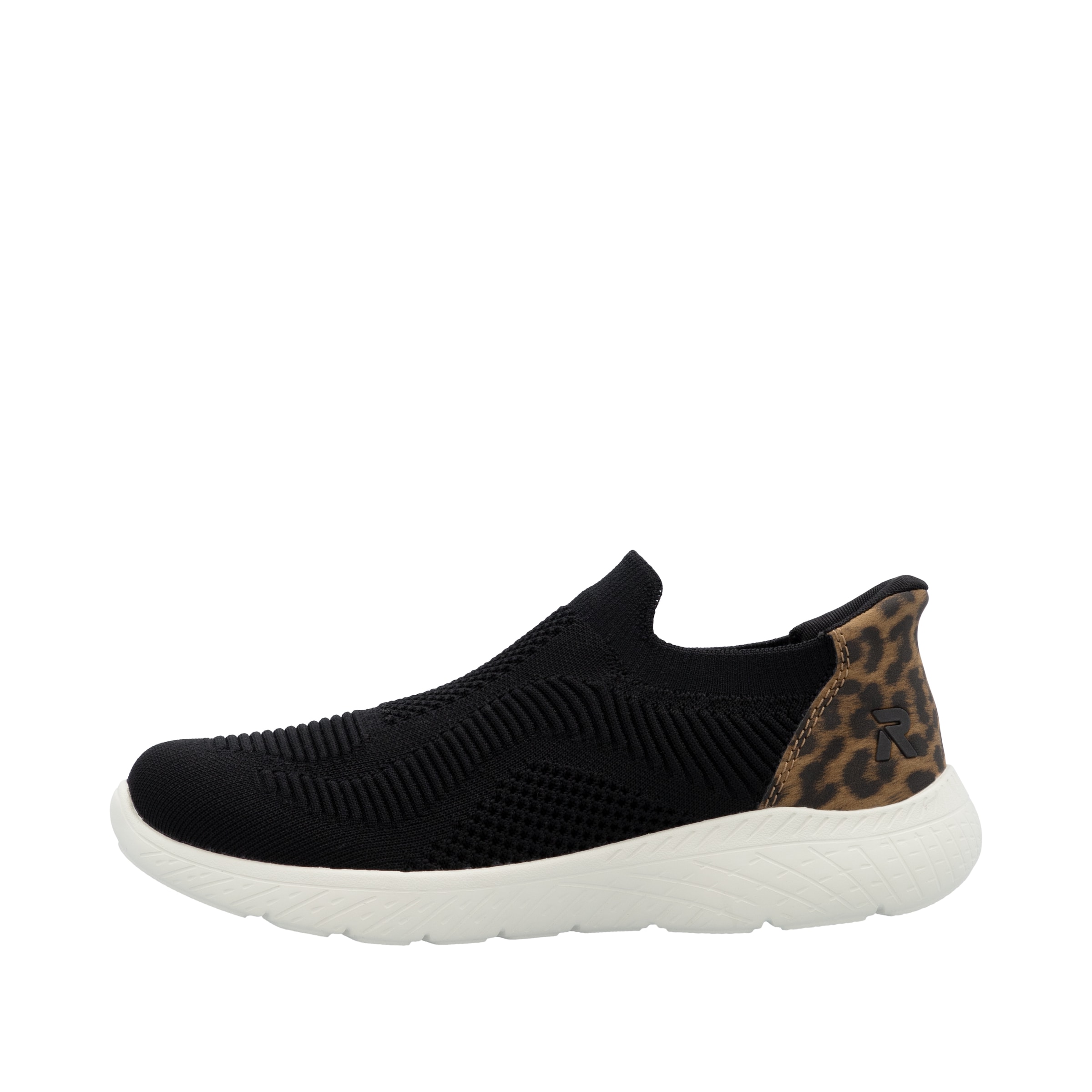 Rieker Slip On in Schwarz