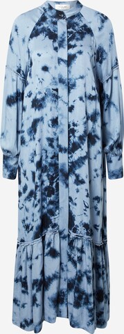 REPLAY Shirt Dress in Blue: front