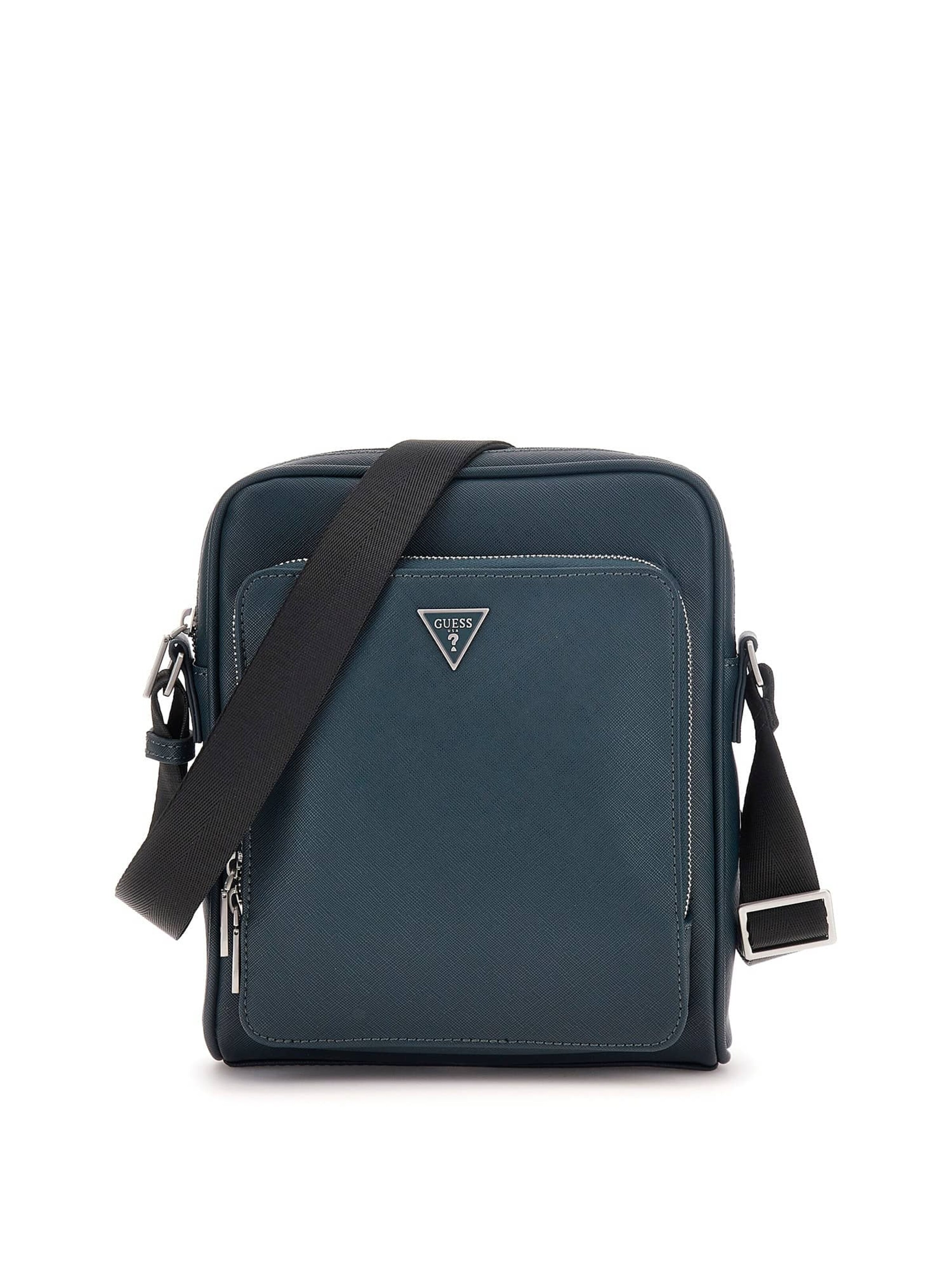 GUESS Crossbody Bag 'Milano' in Blue: front