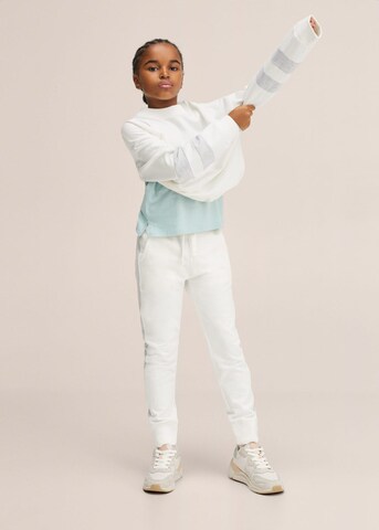 Bluză de molton 'Berna' de la MANGO KIDS pe alb