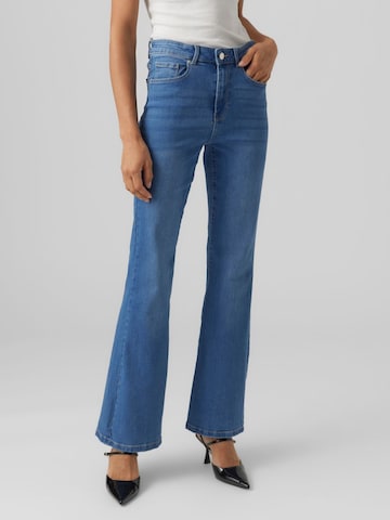 VERO MODA Flared Jeans in Blauw: voorkant