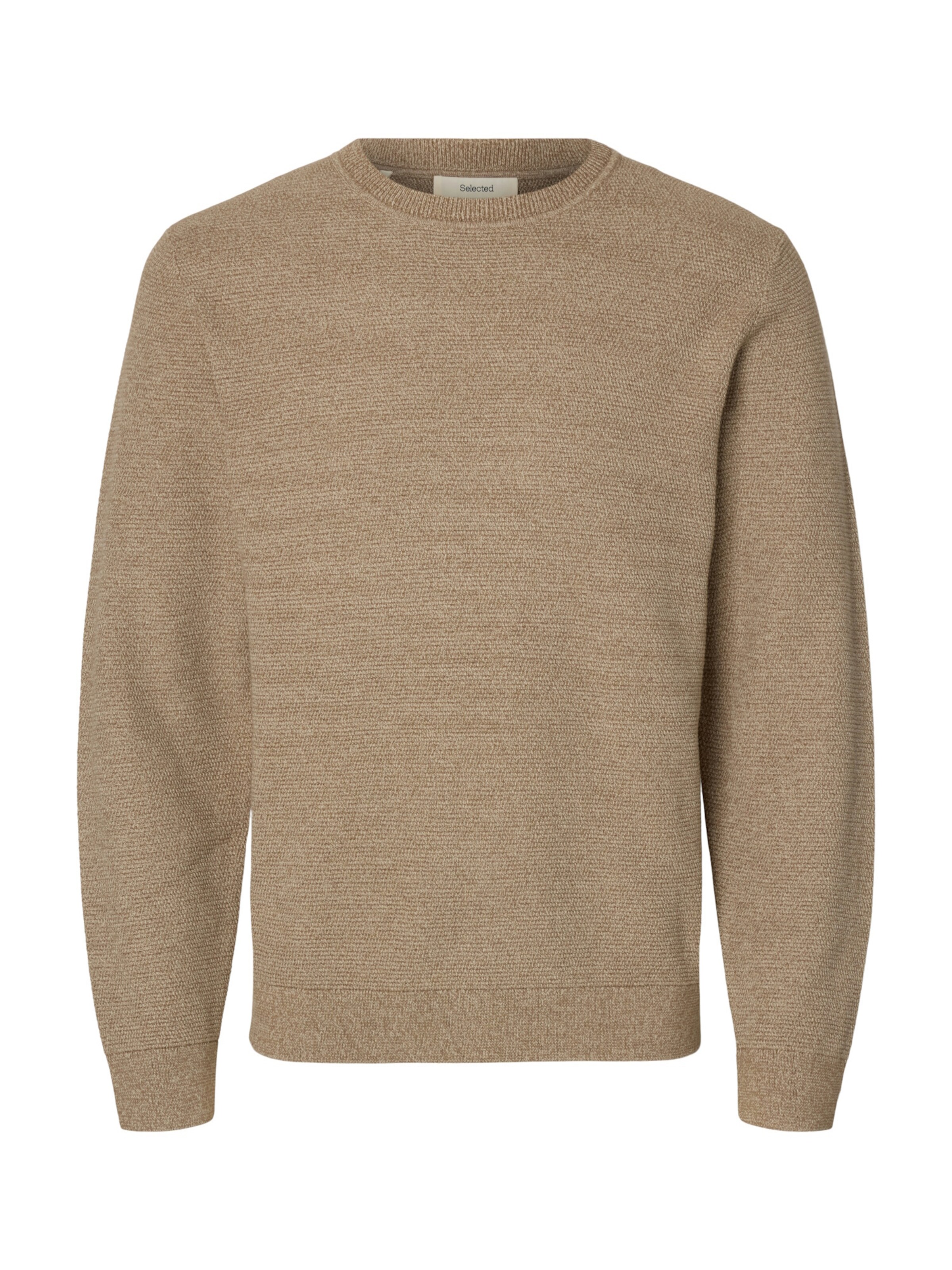 SELECTED Pullover 'SLHRoss' in Beige: Vorderseite