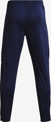 UNDER ARMOUR Skinny Workout Pants ' Pique Track ' in Blue