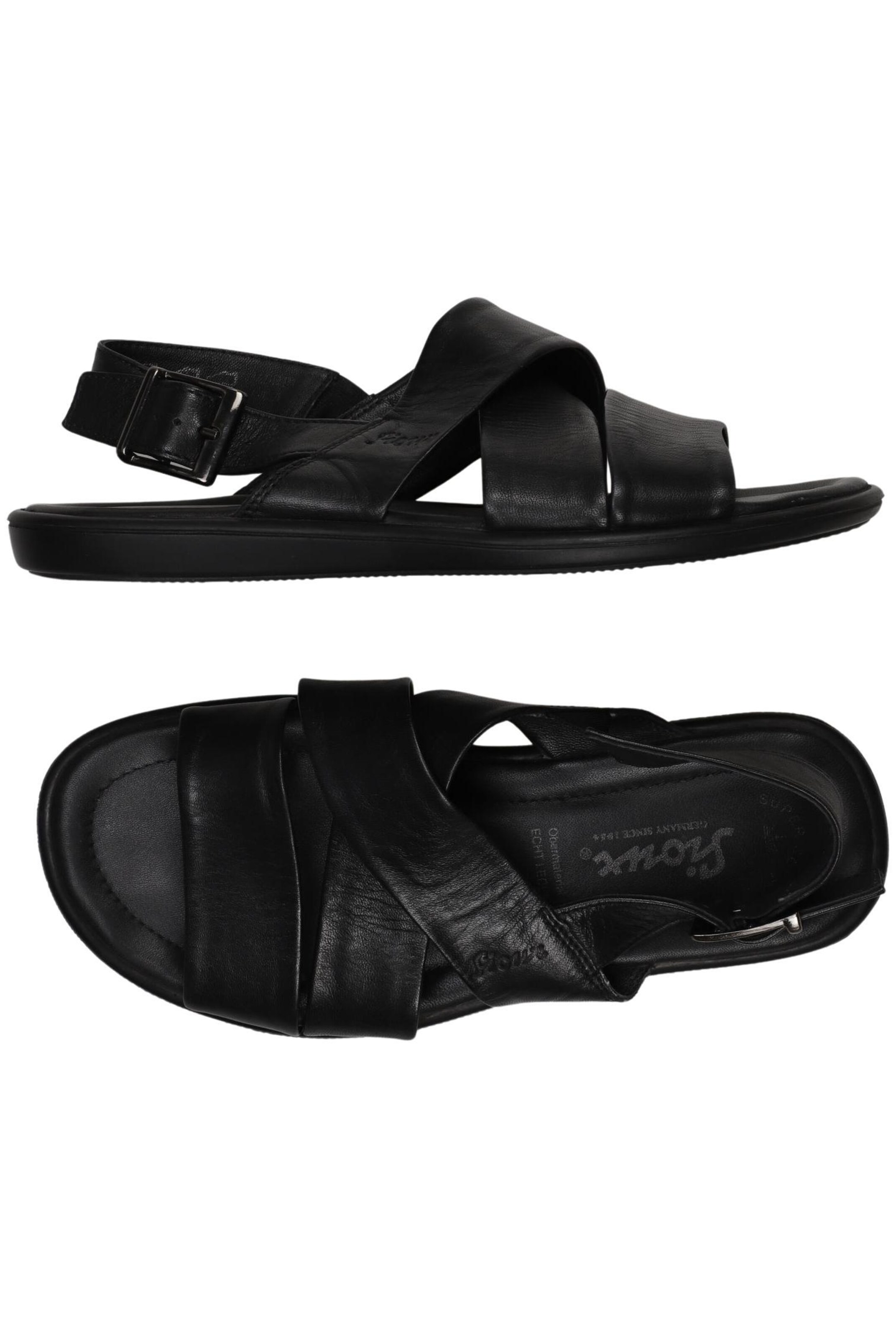 SIOUX Sandals & Slippers in 39 in Black: front