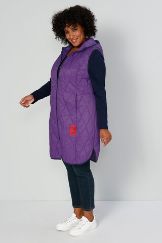 MIAMODA Vest in Purple