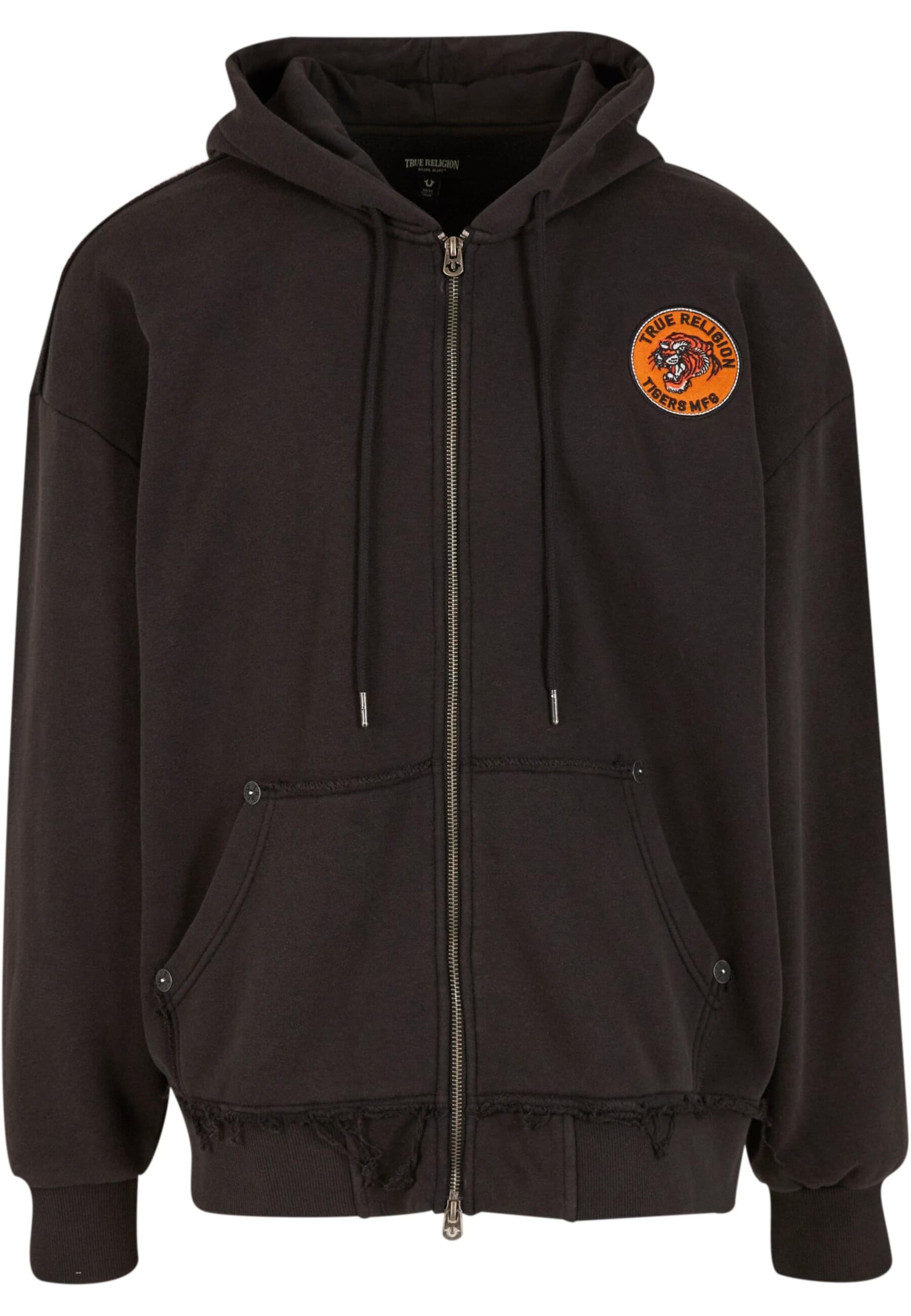 True Religion Mikina 'Tiger' – černá: přední strana