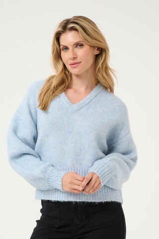 Kaffe Sweater in Blue: front