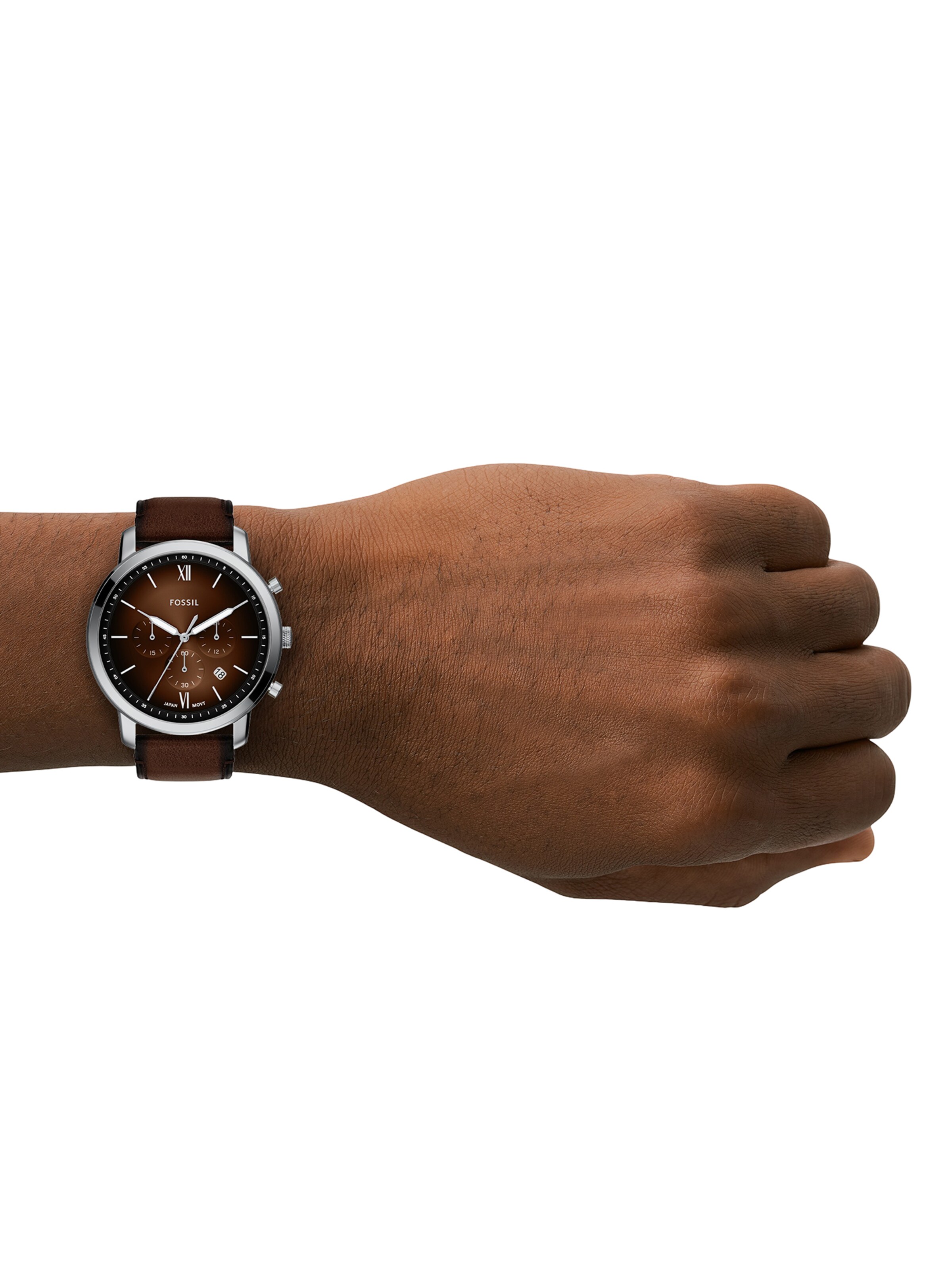 FOSSIL Аналоговые часы в Серебристый