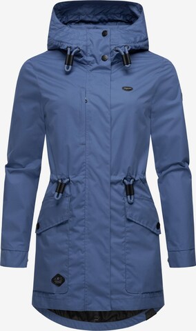 Ragwear Weatherproof jacket 'Alysa' in Blue: front