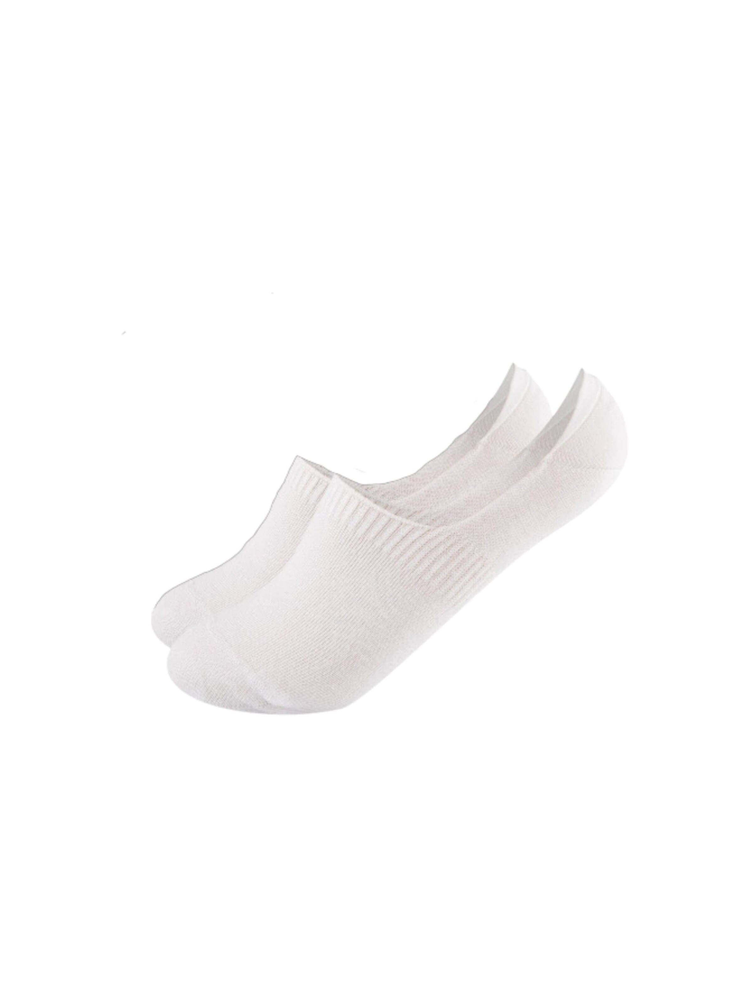 footnote Ankle socks 'Footnote Füßlinge - unsichtbare Low Cut Sneakersocken mit Silikon - 8 Paar' in White