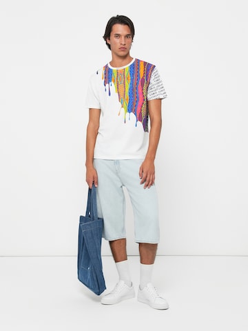 Carlo Colucci Paita 'DaRe' värissä valkoinen