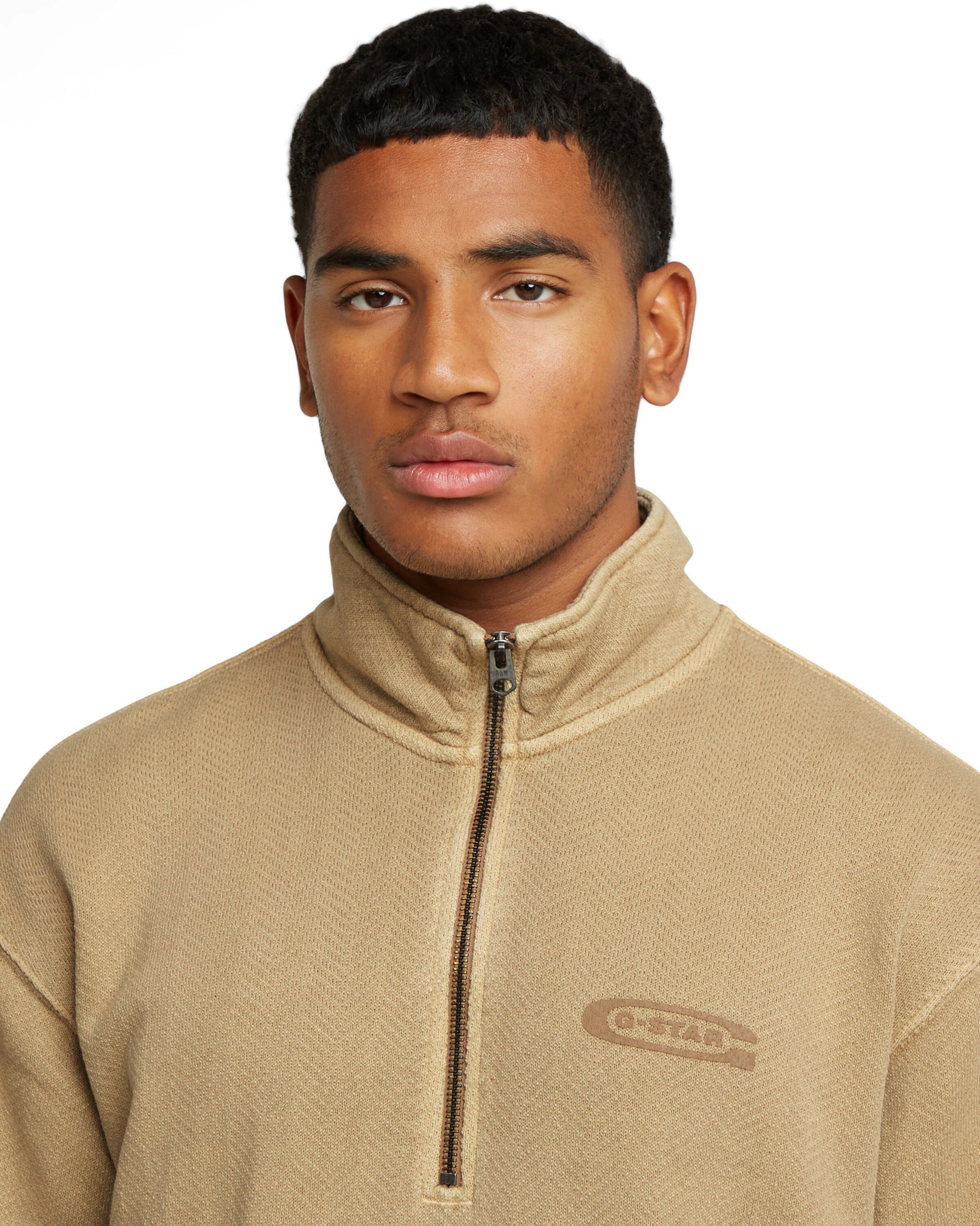 G-STAR Sweatshirt 'Relaxed' in Beige