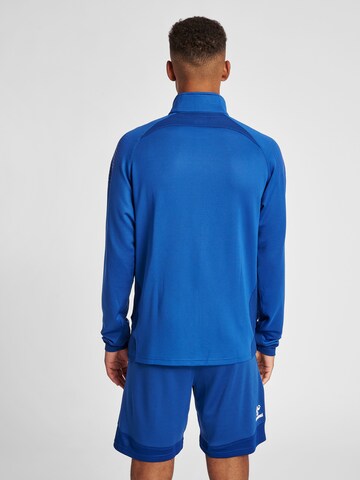 Hummel Sportsweatvest 'Lead' in Blauw