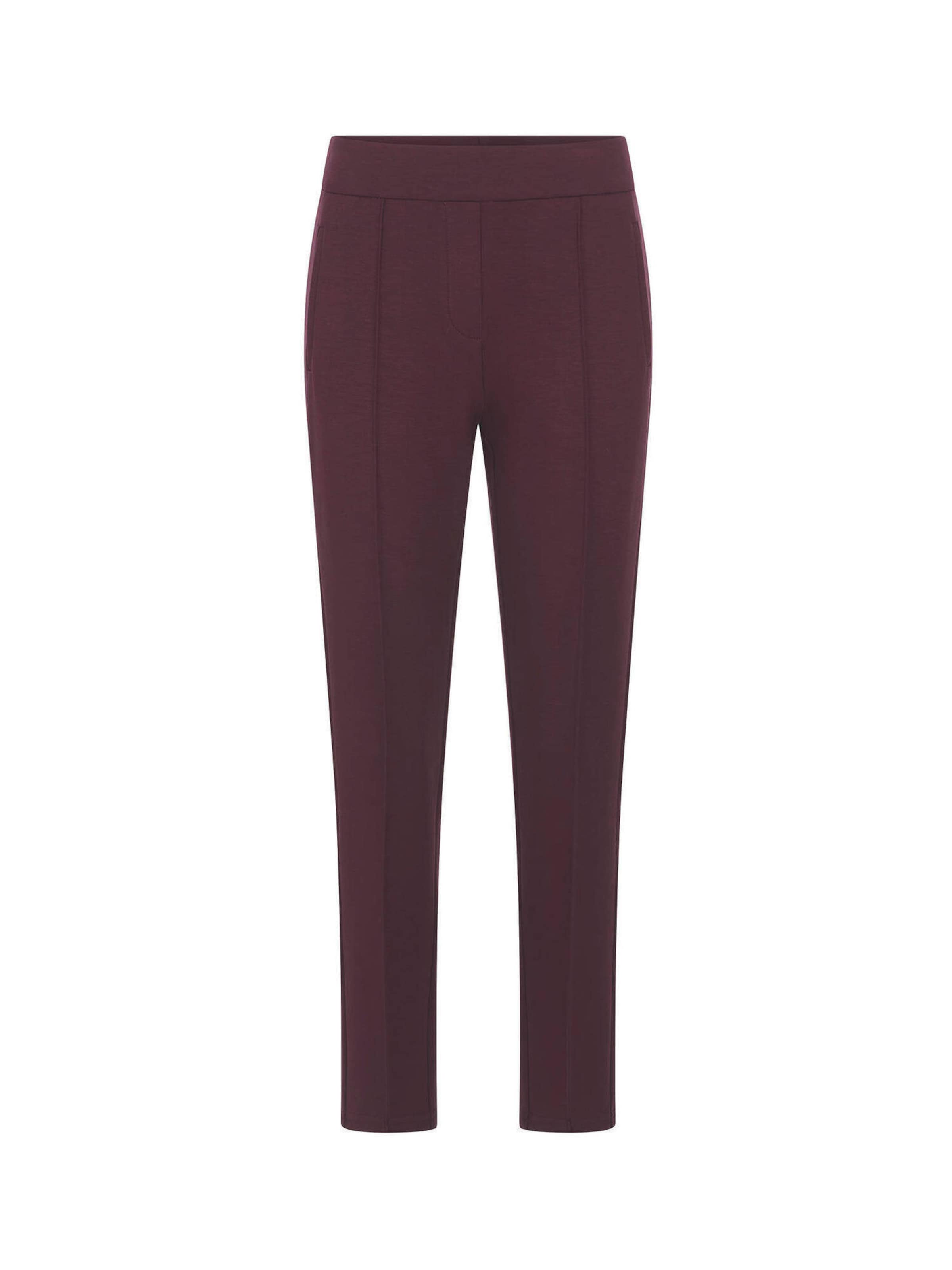 Pantalon 'Louisa' Goldner en rouge : devant