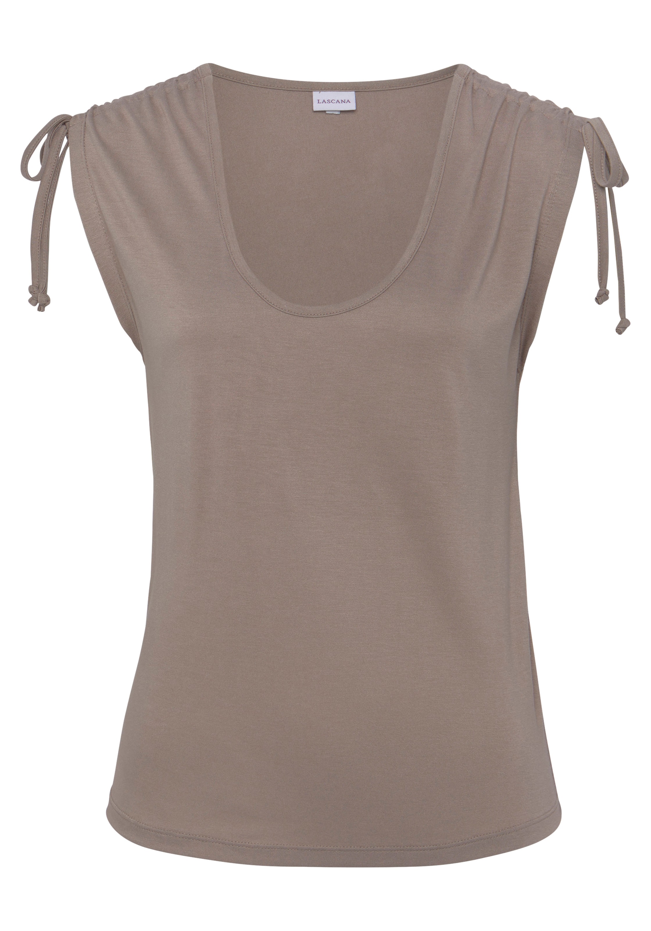 LASCANA Top in Beige: front
