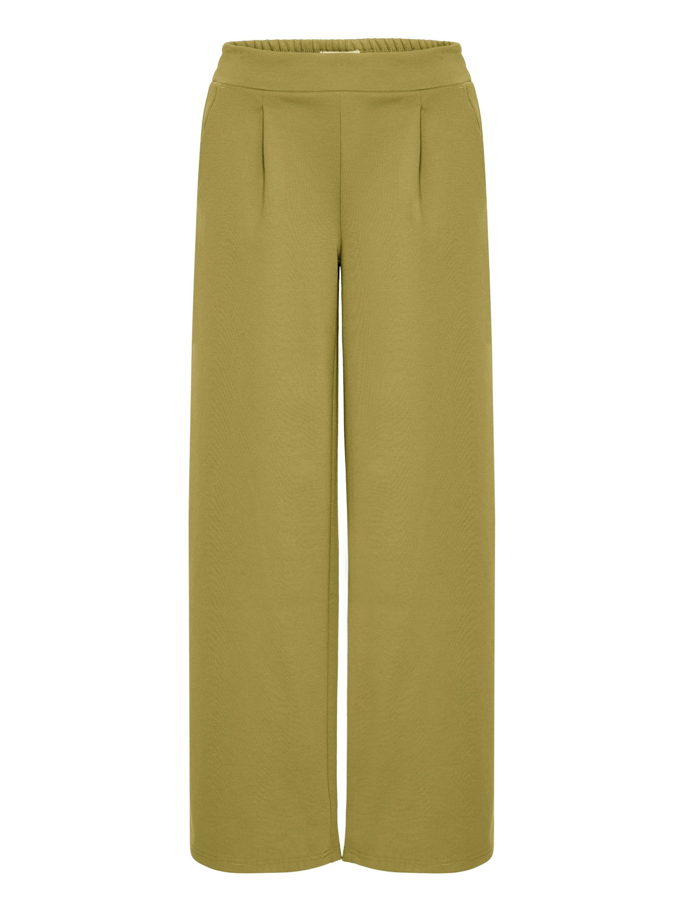 Pantalon 'IHKate' ICHI en vert : devant