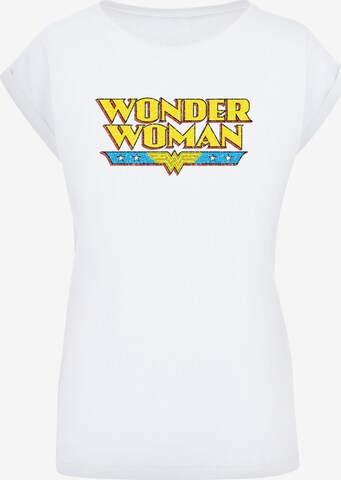 T-shirt 'DC Comics Wonder Woman' F4NT4STIC en blanc : devant