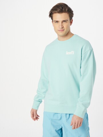 LEVI'S ® Sweatshirt 'Relaxd Graphic Crew' in Blau: predná strana