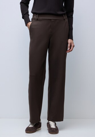 STREET ONE Loosefit Hose in Braun: Vorderseite