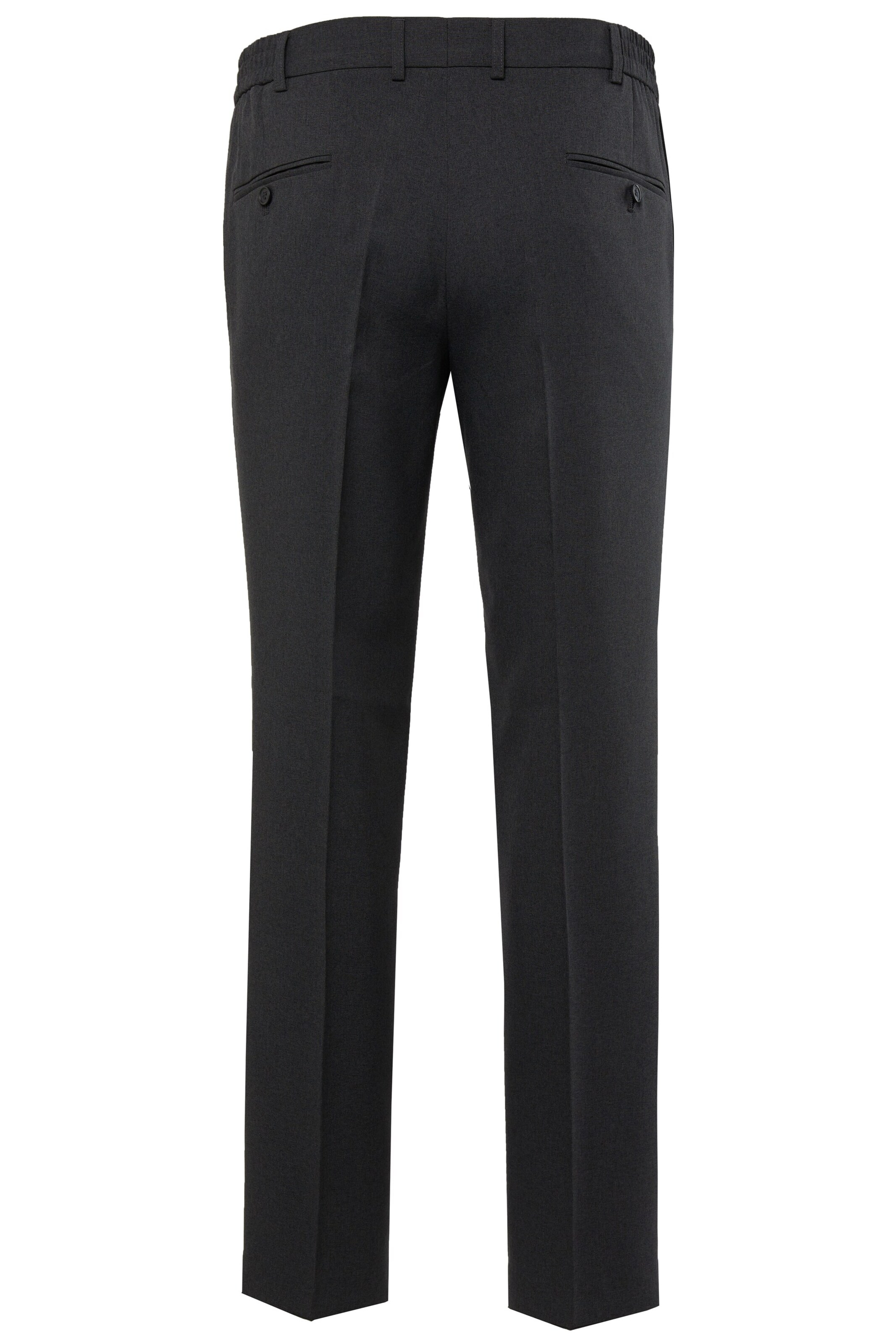 Men Plus Regular Pantalon in Grijs