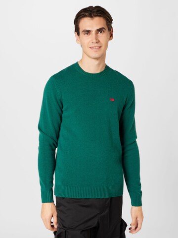 LEVI'S ® Πουλόβερ 'Original Housemark Sweater' σε πράσινο: μπροστά